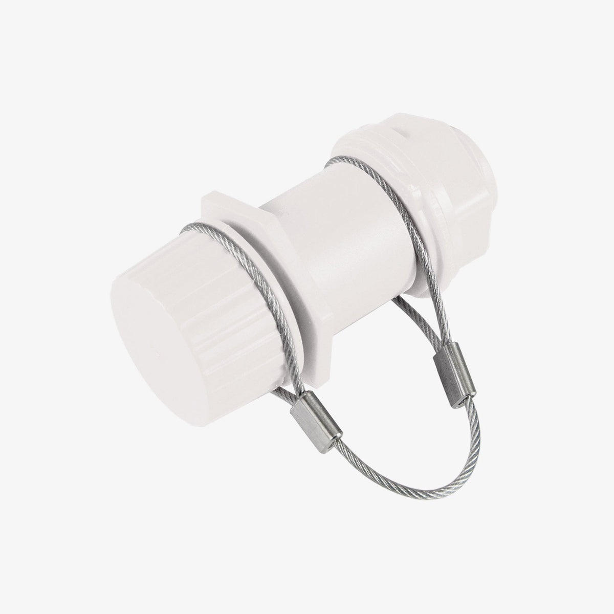threaded-drain-plug-assembly-with-stainless-tethered-cap-a6 9092-threaded-cooler-drain-plug-with-stainless-steel-tether-white-main.jpg